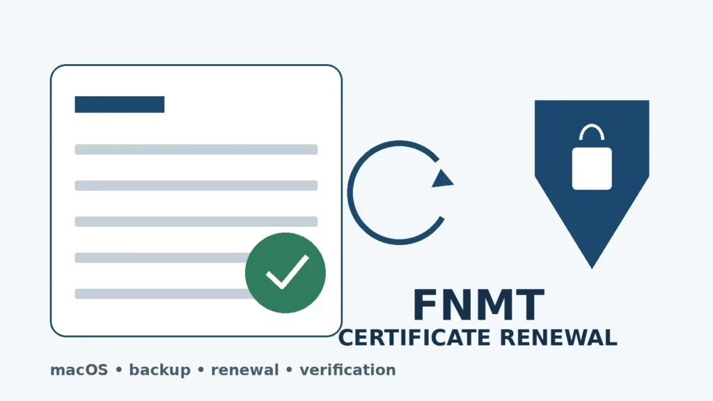 FNMT certificate renewal on macOS