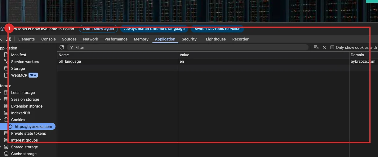 DevTools vor Einwilligung ohne Post-Views-Counter-Cookie